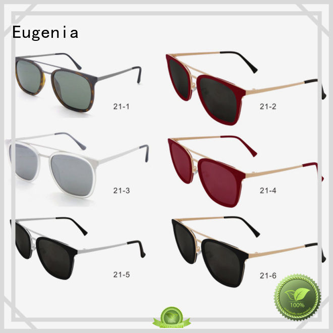 Eugenia protective unique sunglasses wholesale clear lences fast delivery