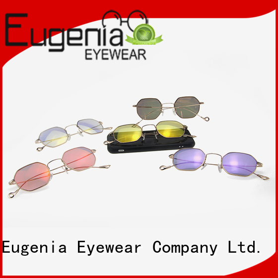 Eugenia custom wholesale sunglasses bulk clear lences fashion