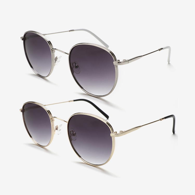 Thick Retro Round Sunglasses