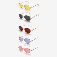 Fashion Elliptical Round Sunglasses