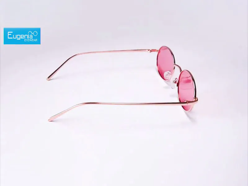 Fashion Elliptical Round Sunglasses YJ022