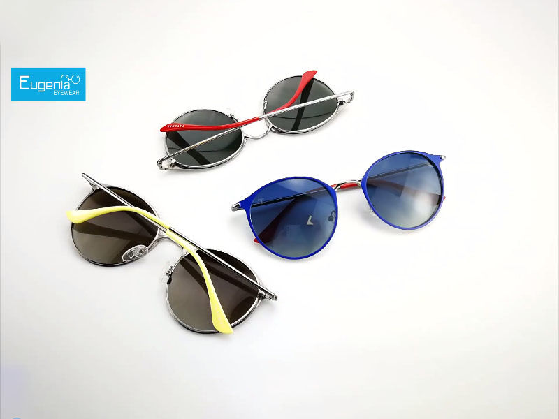 Nuovo occhiali da sole rotondi di moda YJ123