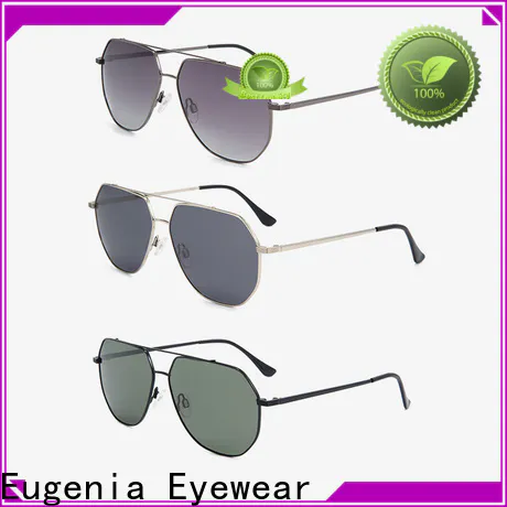 Eugenia fashion high end sunglasses wholesale double injection anti sunlight