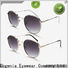 Eugenia retro round frame sunglasses customized large capacity