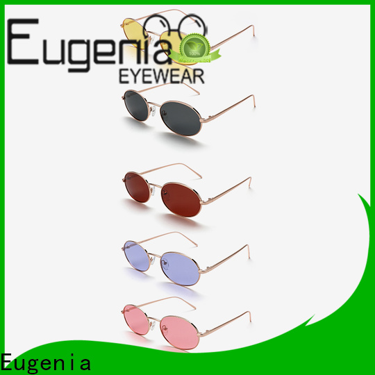 Круглые модные солнцезащитные очки Eugenia, высокое качество, лучшая заводская цена
