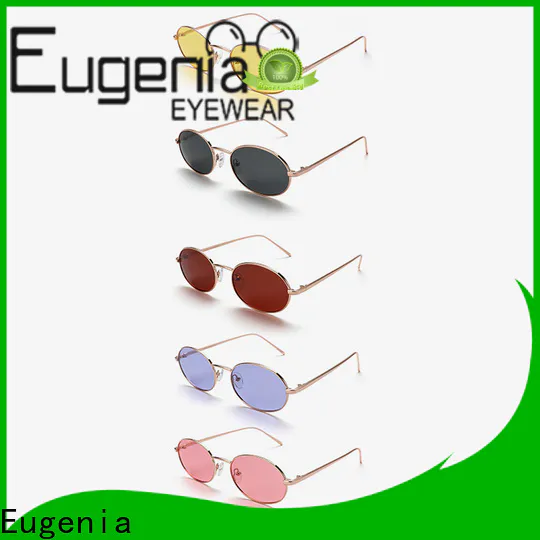 Eugenia one-stop round fashion sunglasses customized large capacity