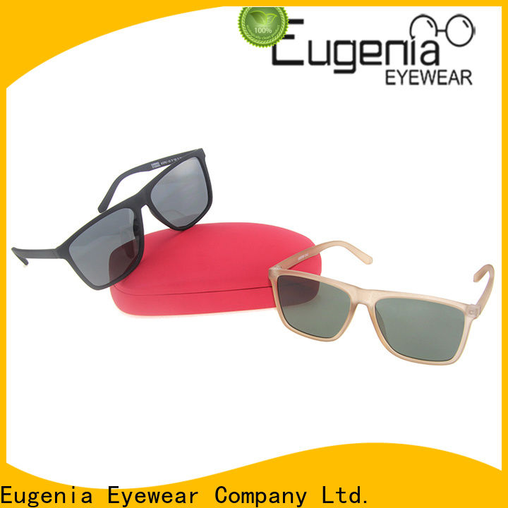 Eugenia eye-catching oversized square frame sunglasses custom fabrication