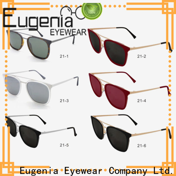 Eugenia wholesale trendy sunglasses clear lences fashion