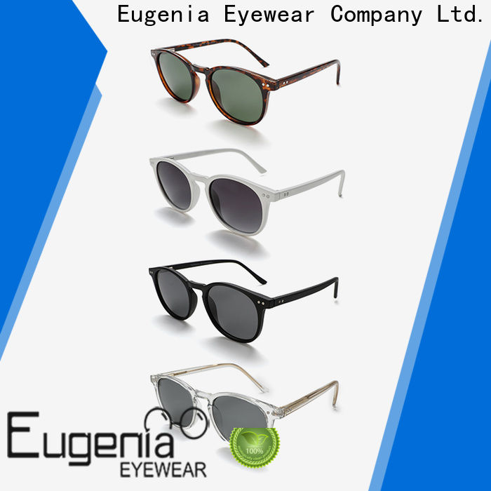 Eugenia retro round frame sunglasses free sample large capacity