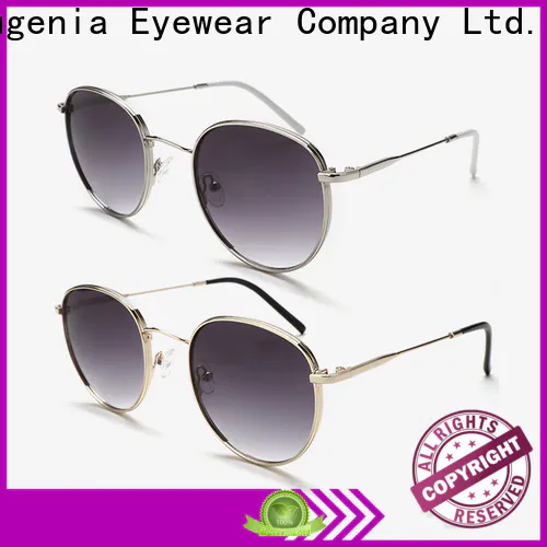Eugenia round fashion sunglasses customized large capacity