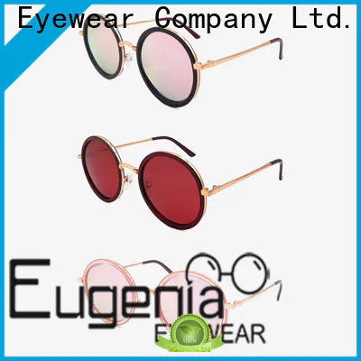 Eugenia trendy circle sunglasses free sample best factory price