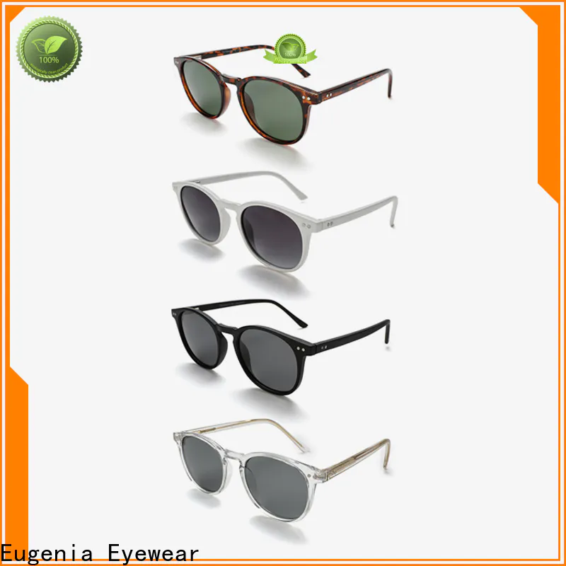 stainless steel latest round sunglasses high quality large capacity