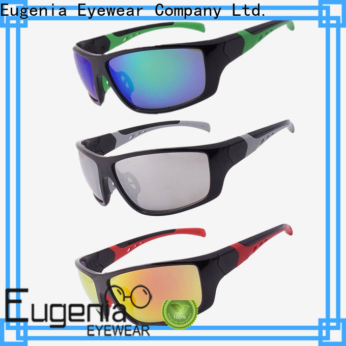 Eugenia wholesale biker sunglasses protective anti sunlight
