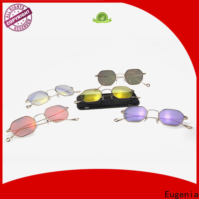 Eugenia wholesale trendy sunglasses clear lences best factory price
