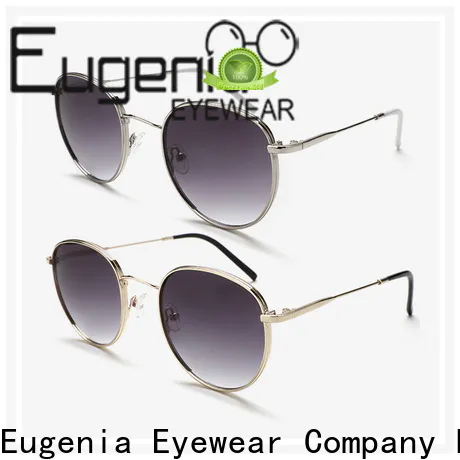 stainless steel round glasses sunglasses free sample