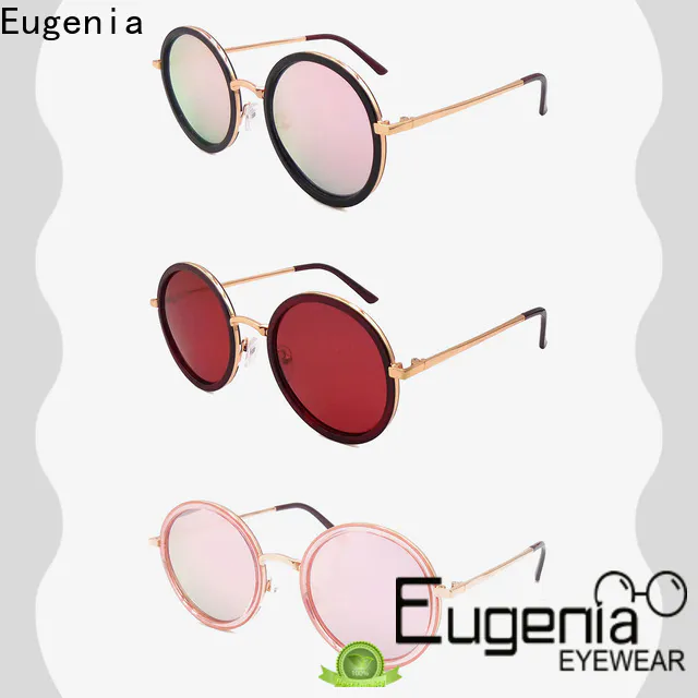 Gafas de sol redondas personalizadas de Eugenia One-Stop personalizadas de gran capacidad