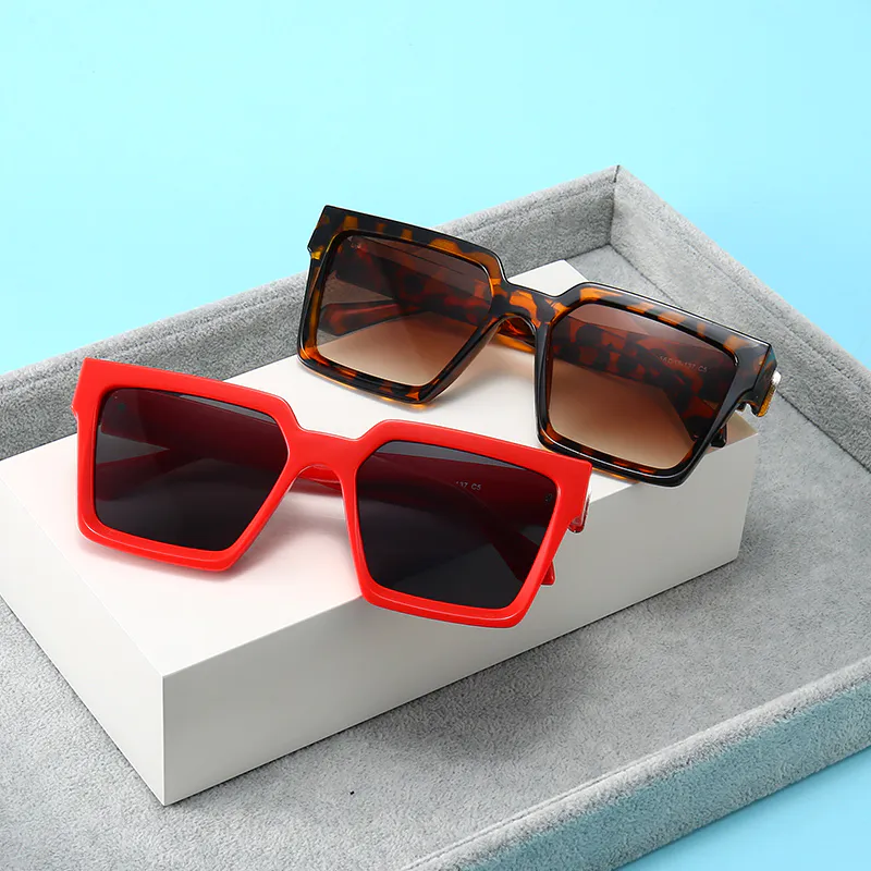 EUGENIA Hot Selling Men and Women UV 400 Shades Sun Glasses Square Brand Designer Sunglasses 2021