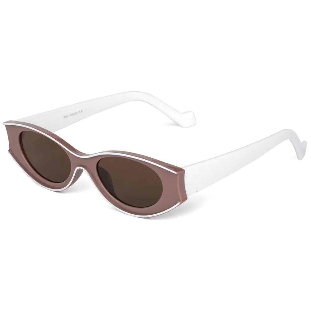 EUGENIA 2021 Wholesale Manufacturer Fashion Women Trendy Ladies Sun glasses PC Cat Eye Sunglasses