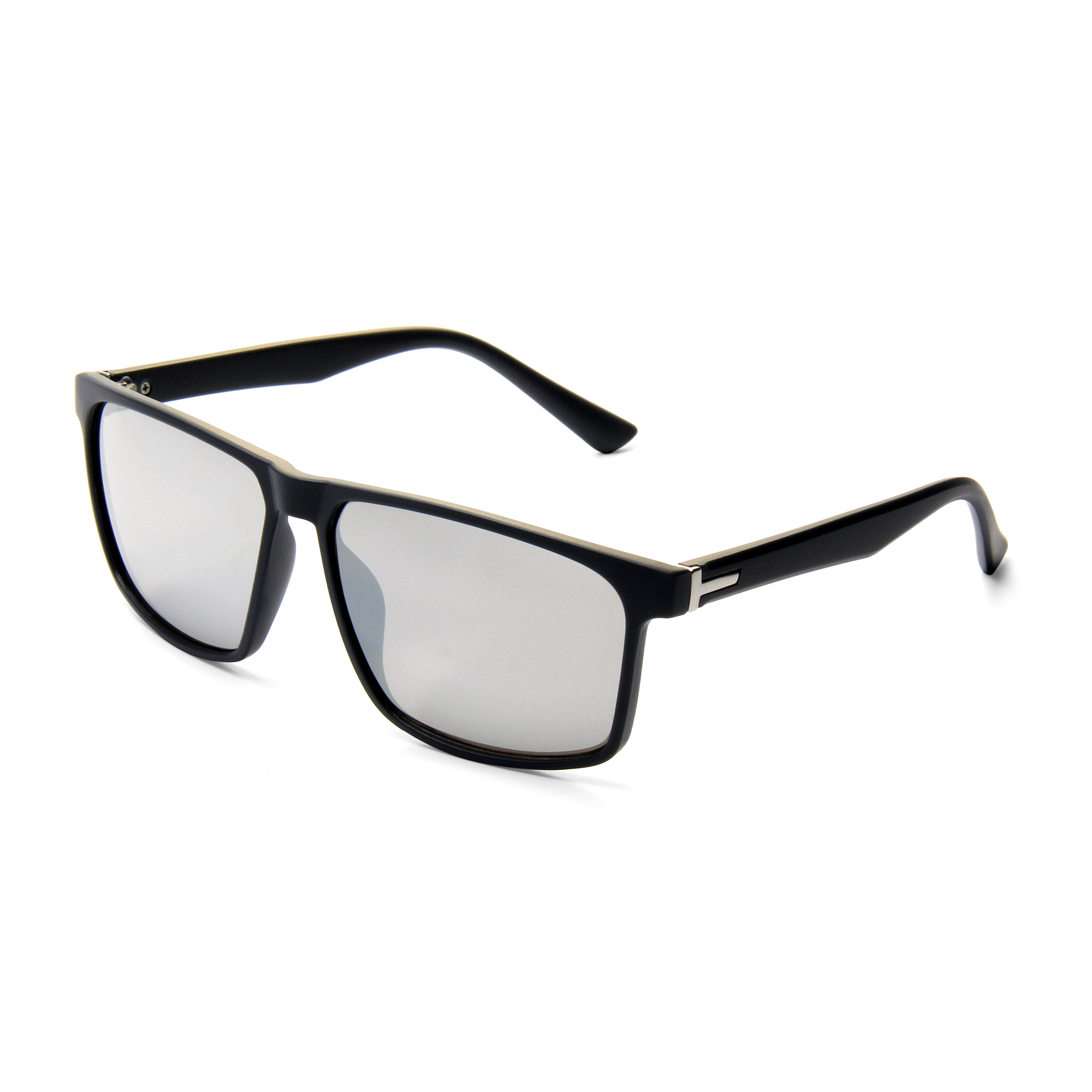 EUGENIA 2021 Черные поляризованные мужские солнцезащитные очки с металлической планкой