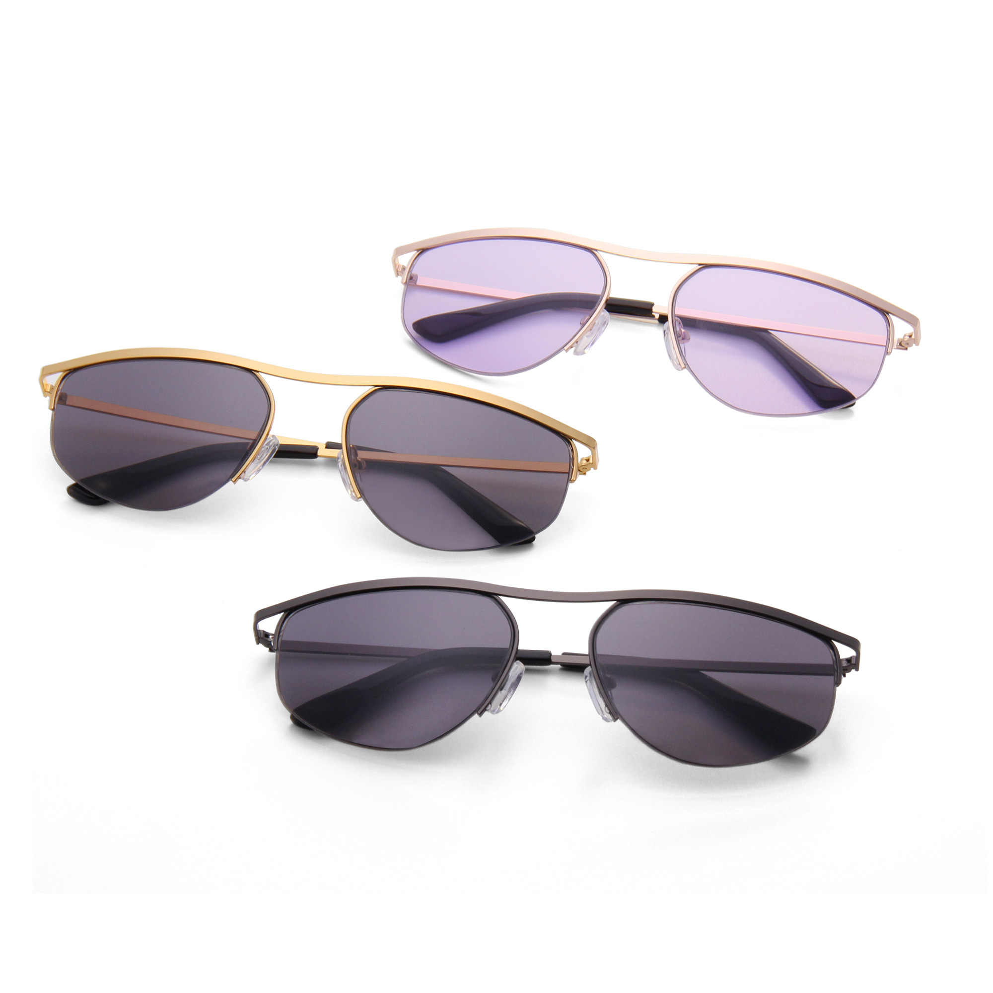 Eugenia high end unisex square sunglasses in many styles  for gift-1