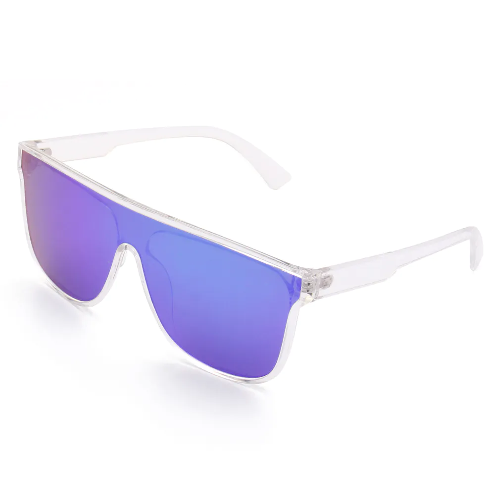 Custom 2021 Promotion Latest Hot Sale Cheap High Quality Classical Fashion Black One Piece Lens Sun Glasses Unisex Sunglasses