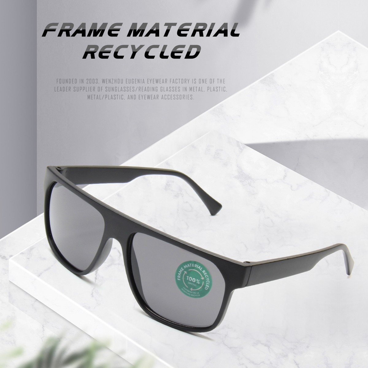 Eugenia recycled sunglasses wholesale marketing for recycle-1