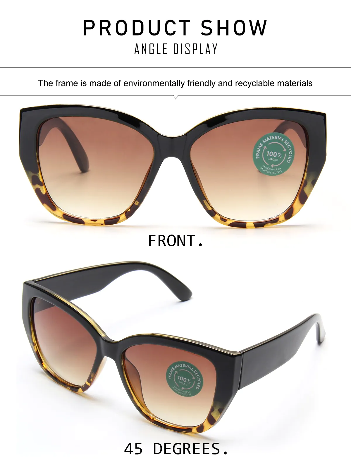 free sample recycled sunglasses wholesale marketing for recycle