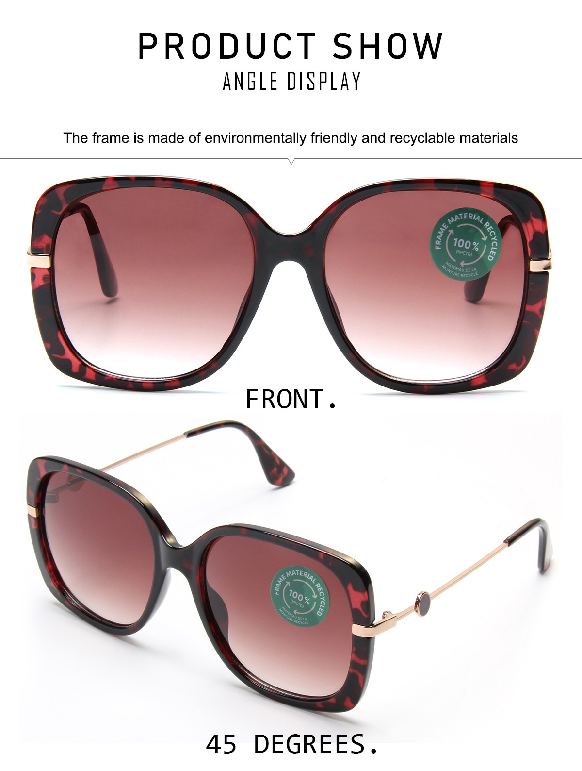 Eugenia highly-rated recycled sunglasses overseas market for Decoration-2