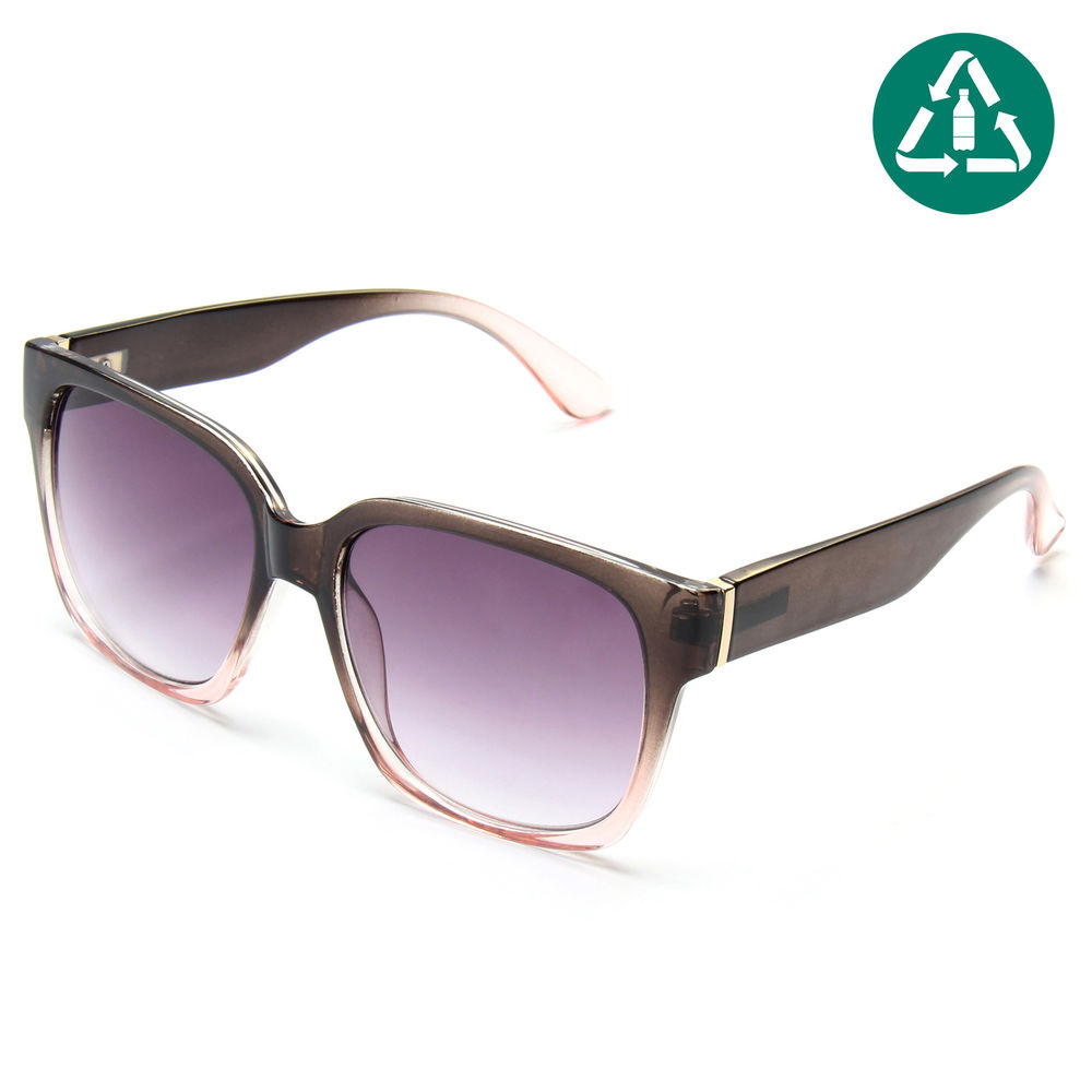 EUGENIA Factory Custom Logo Recycled Frame Women Oversized Shades Fashion PC Sunglasses