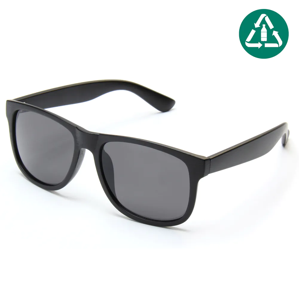 EUGENIA New Sunglasses Man And Women PC Frame Material Recycled Logo Custom UV400 Sunglasses