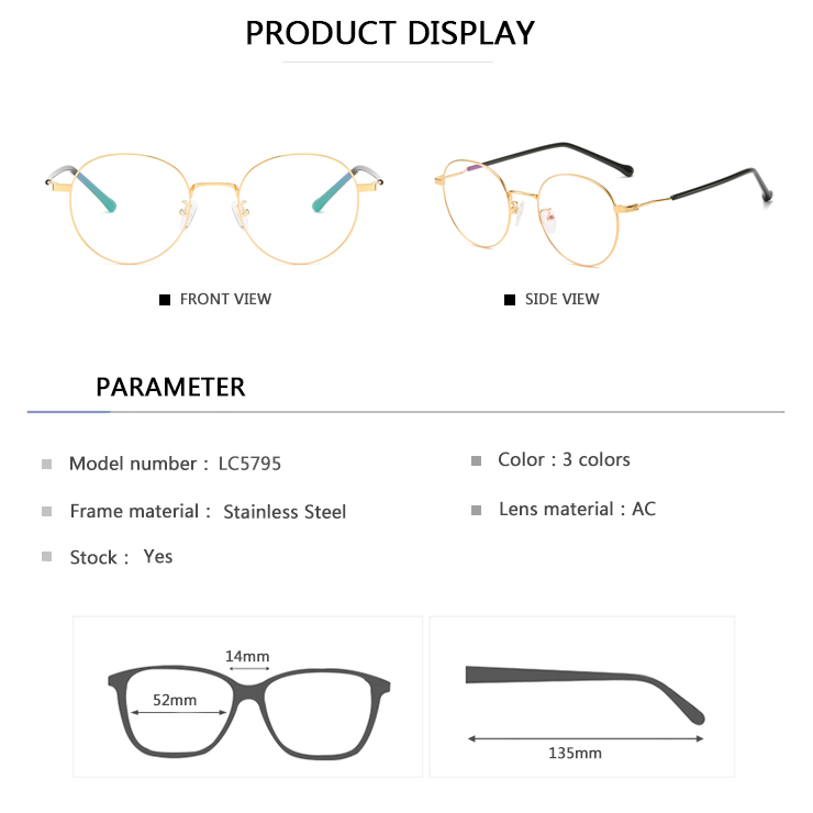 fashion optical glasses For optical frame glasses-1