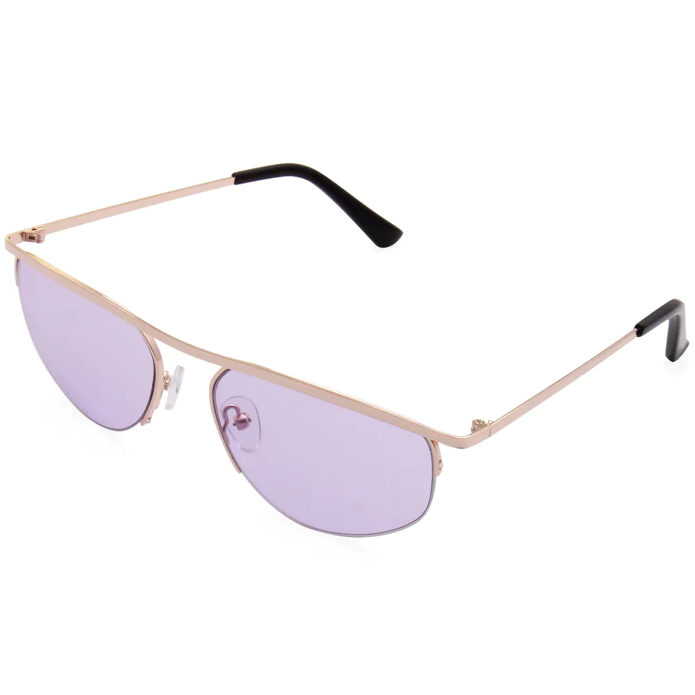 Luxury Fashion Custom Eyeglass Designer Famous Brands Newest Eyewear Male Sun Glasses Metal Sunglasses For Unisex