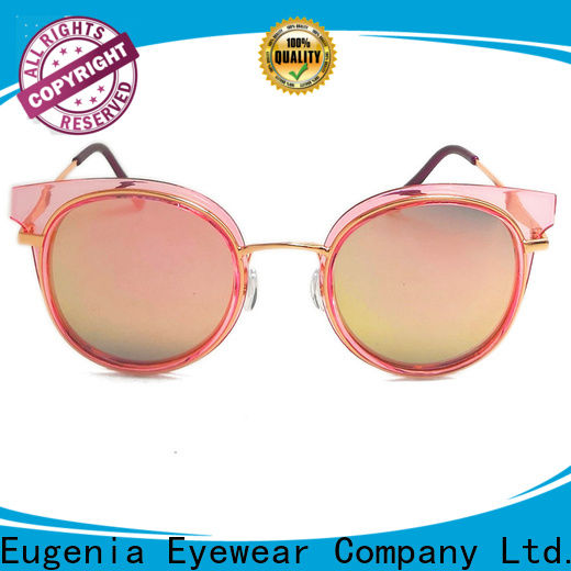 Eugenia circle sunglasses with custom services for decoration