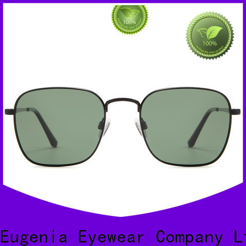 Eugenia black square sunglasses quality assurance