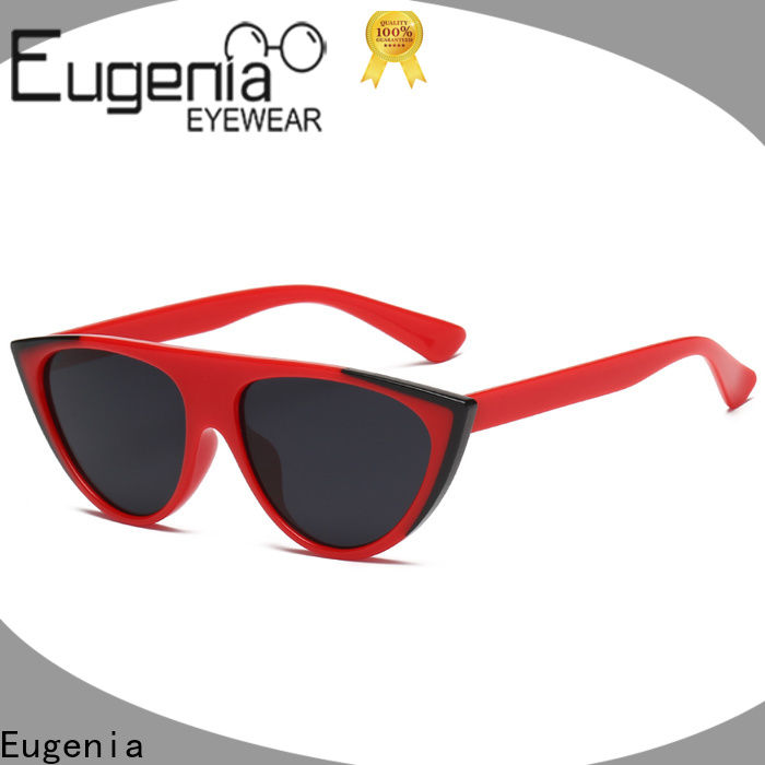 Eugenia free sample square cat eye sunglasses factory direct supply for Vacation