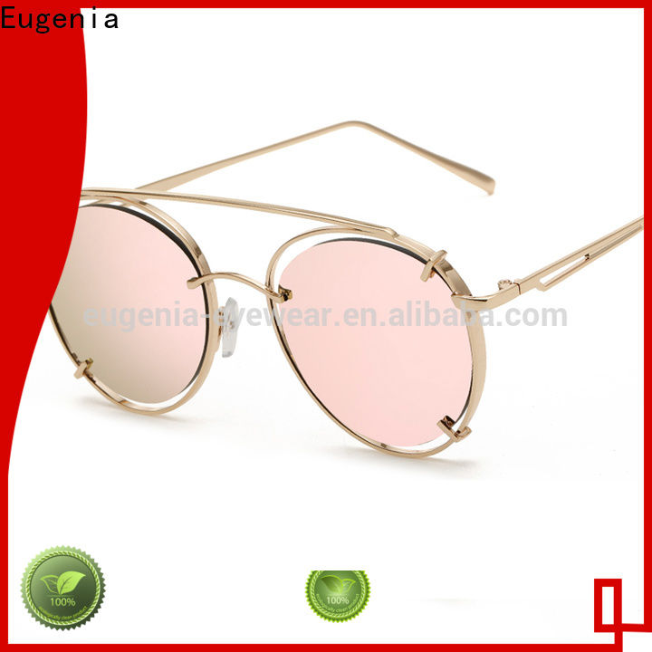 Fashion round sunglasses with custom services for women