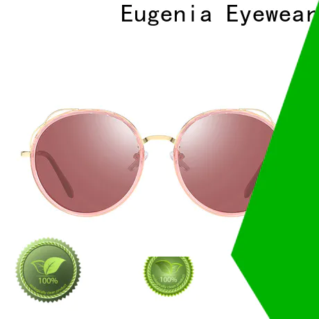 Eugenia circle sunglasses with custom services for man