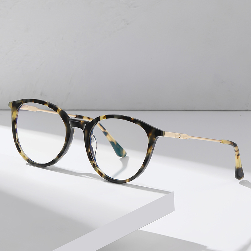 2023 новый стиль, ацетатные очки в европейском и американском ретро стиле с металлическими пружинными петлями и защитой от синего света