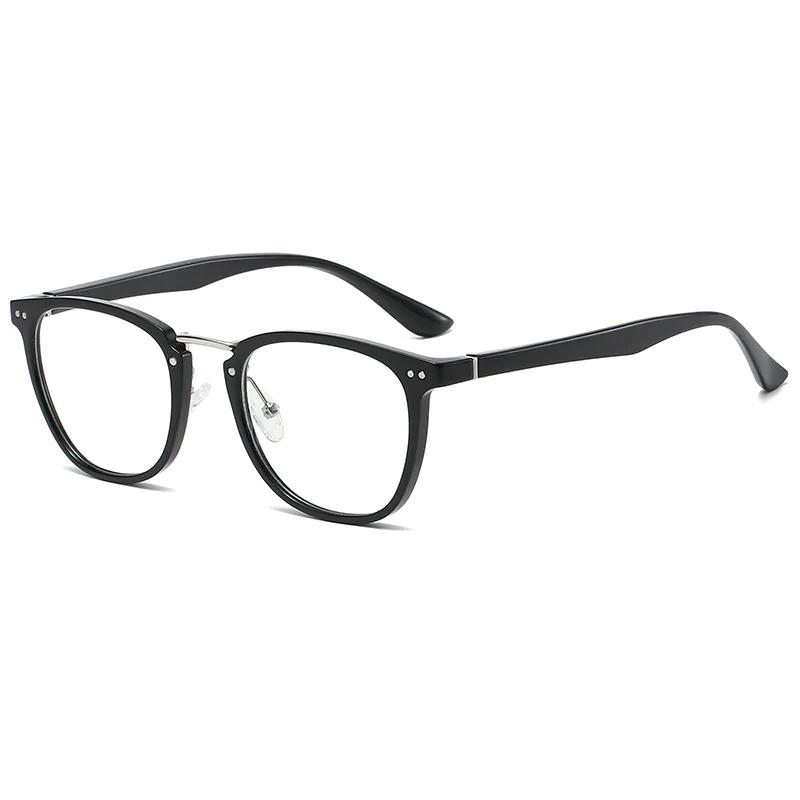2022 UV400 TR90 Metal Computer Game Glasses Anti Blue Rays Glasses Spring Leg Eyeglasses Optical Frames
