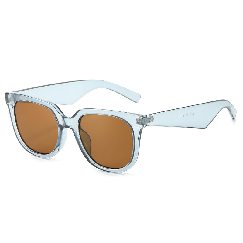 S27018 Marco de plástico cuadrado clásico Lente Tac Gafas de sol polarizadas para hombre UV400 Gafas de sol con logotipo personalizado