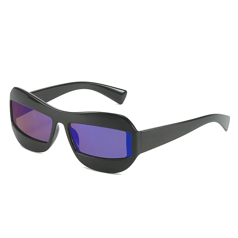 S27019 Wholesale Ins Hot Sale Thick Y2k Sun Glasses 2024 Women Narrow Frame Sunglasses