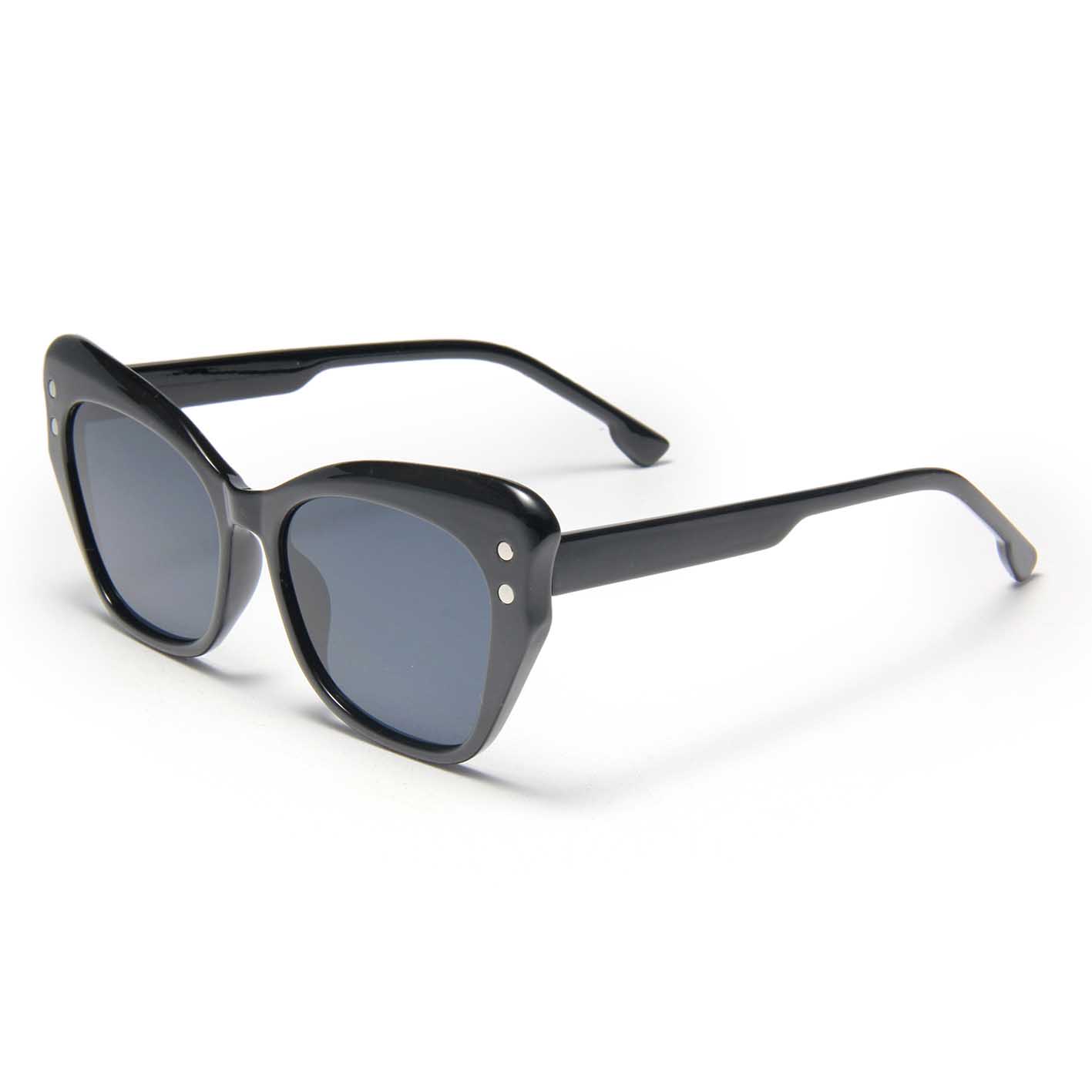 S27022 Gafas de Sol para Hombre, Gafas personalizadas de alta gama para PC, Gafas de sol Occhiali da Sole para mujer, Gafas de sol de lujo con forma de ojo de gato azul