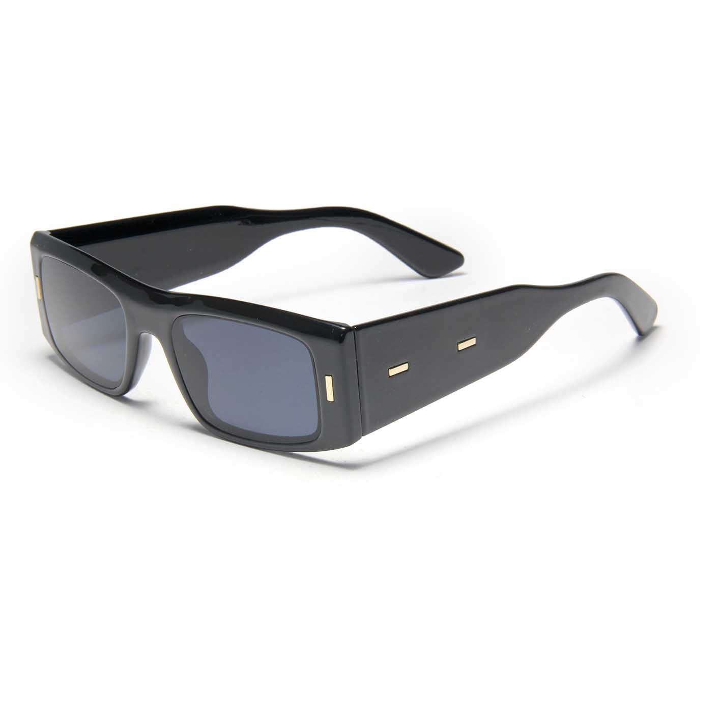 S27026 Gafas de sol de pierna ancha 2024 Nuevas gafas cuadradas modernas Foto de calle Gafas de sol rectangulares