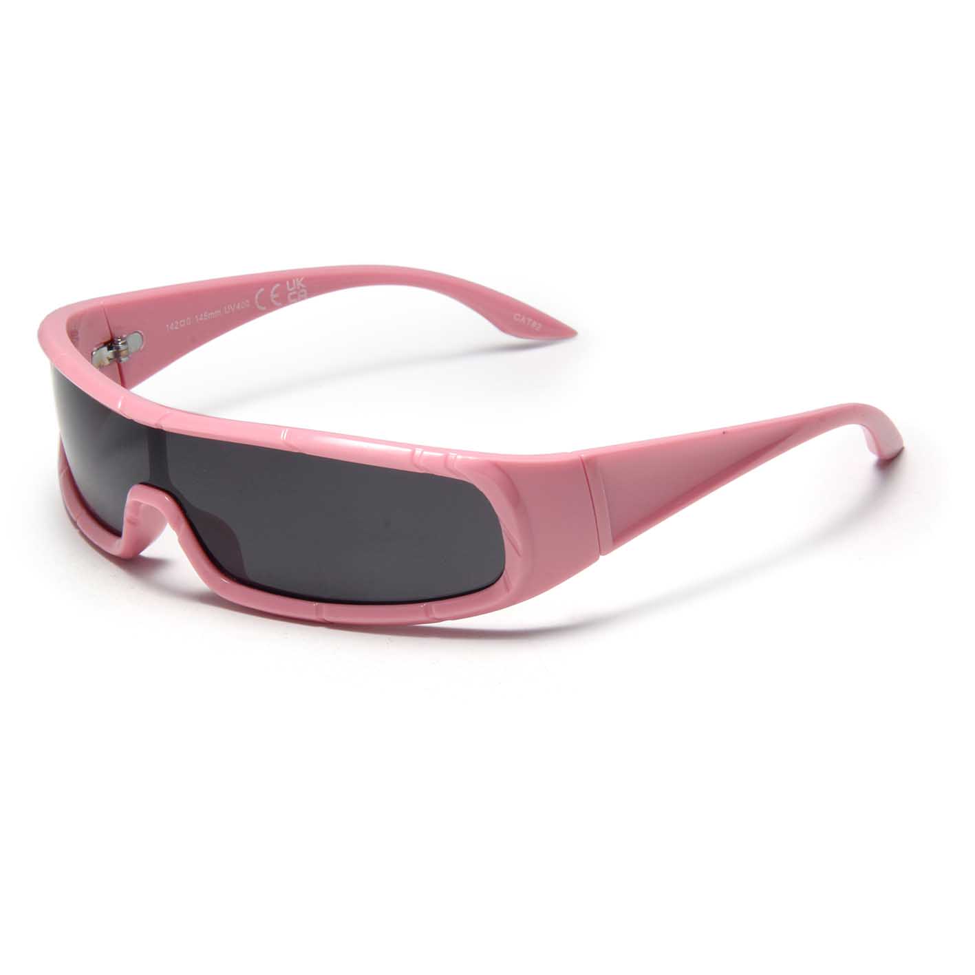 S28013 2024, gafas de sol pequeñas con escudo Punk para mujer, gafas de sol de marca de lujo con espejo de una pieza, gafas de sol con logotipo personalizado
