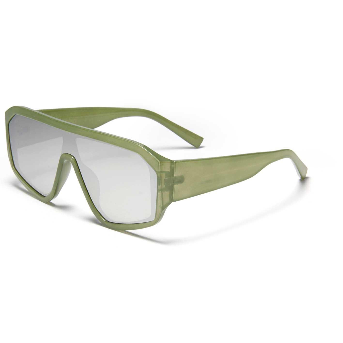 S28022 2024 gafas de sol irregulares para hombre, gafas de moda personalizadas, gafas de sol futuristas de marca de lujo con lentes de una pieza
