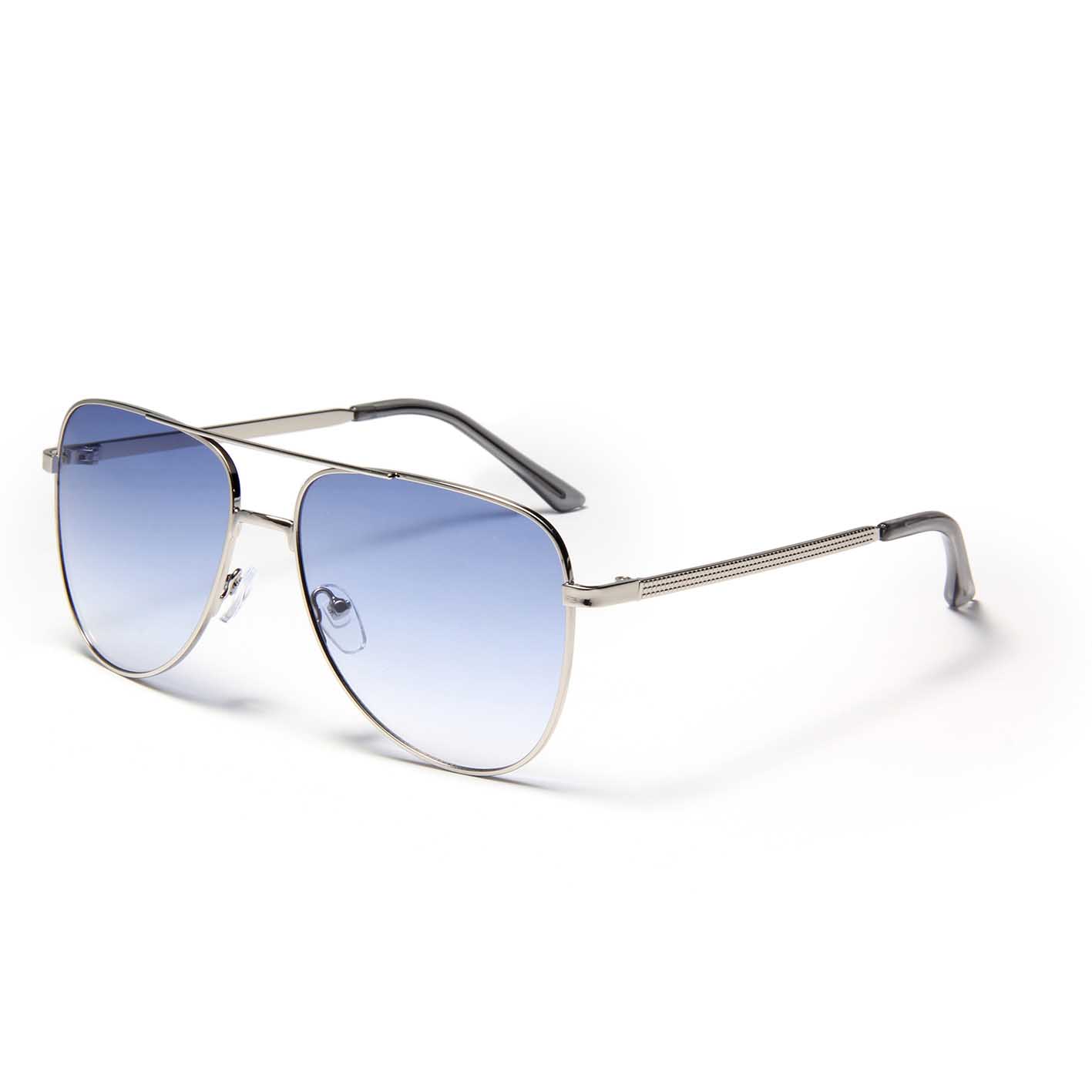 YJ326 Gafas de sol piloto de doble puente 2024 nuevas y elegantes gafas de sol de Metal para hombre, gafas de sol hechas a medida con montura cuadrada, gafas de sapo