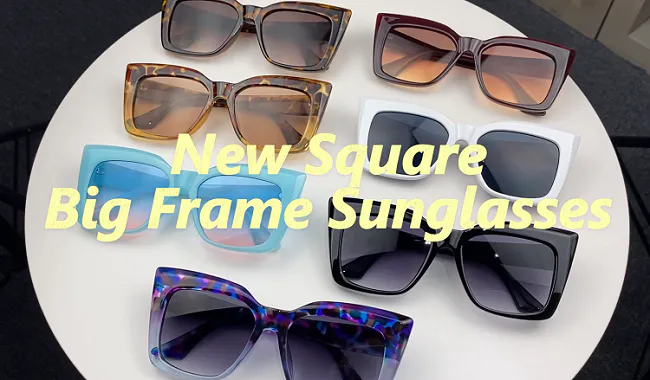 Солнцезащитные очки 2024 Design в большой оправе#Солнцезащитные очки #pink #purple
