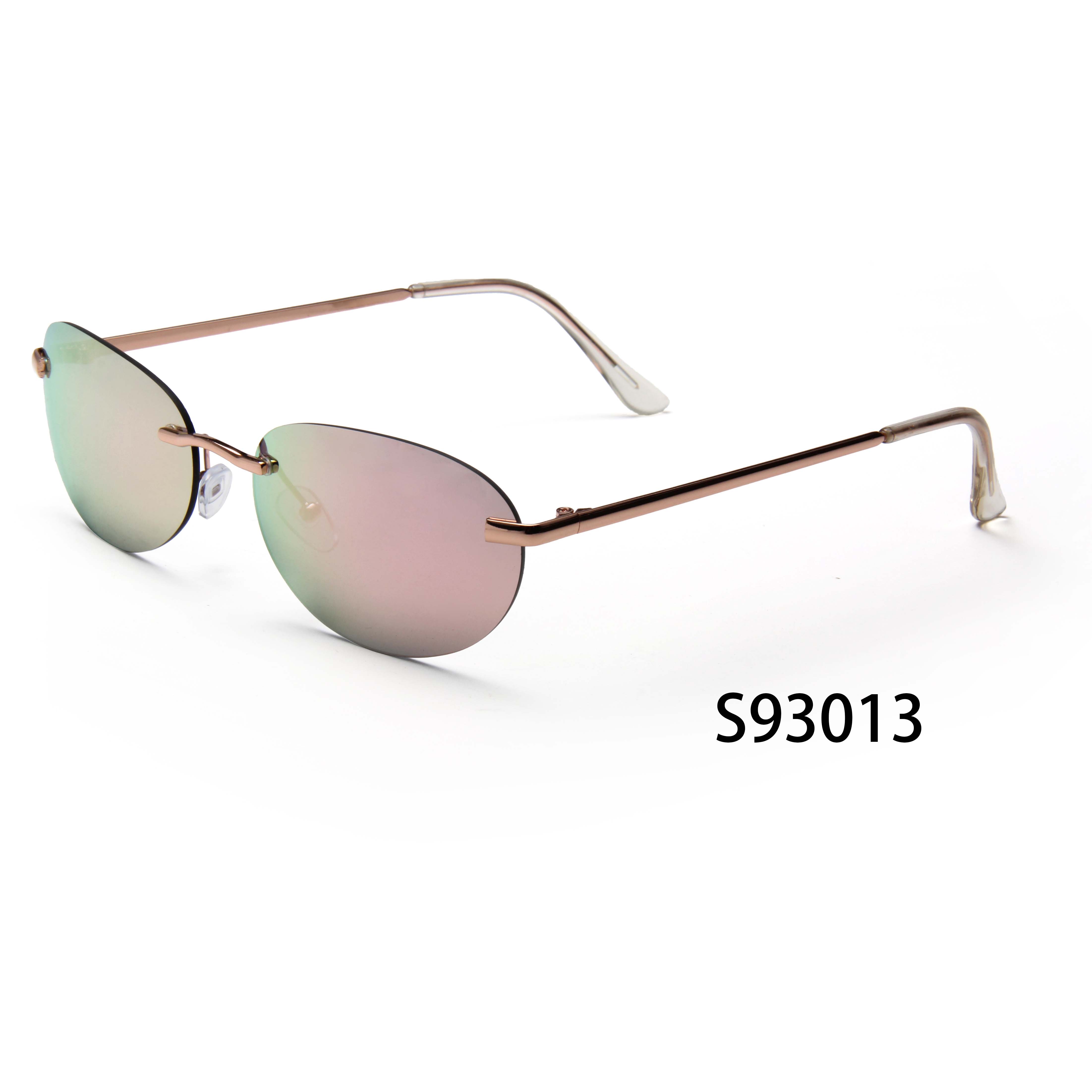 Las nuevas gafas de sol S93013 2024 venden al por mayor los vidrios del marco metálico de los hombres que conducen las gafas de sol ULTRAVIOLETA de la protección HD