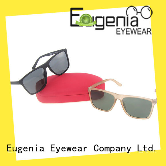 Eugenia square type sunglasses custom factory direct