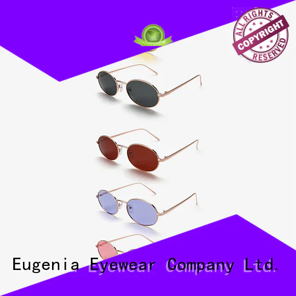 Eugenia one-stop trendy circle sunglasses free sample best factory price